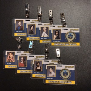 Riverdale High School Student ID Badges Inspired by the TV Show Riverdale  and Archie Comics