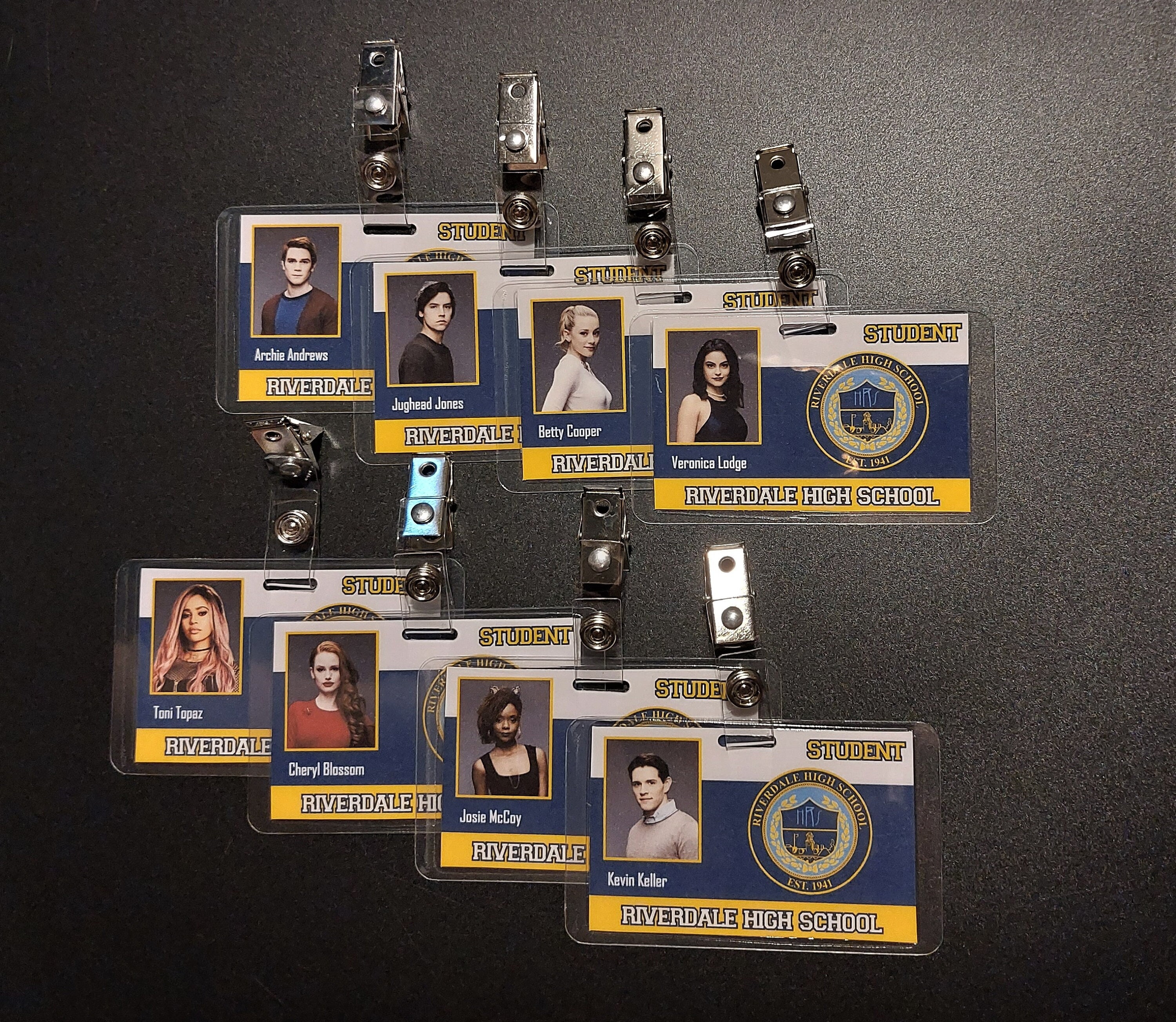 Riverdale High School Student ID Badges Inspired by the TV Etsy