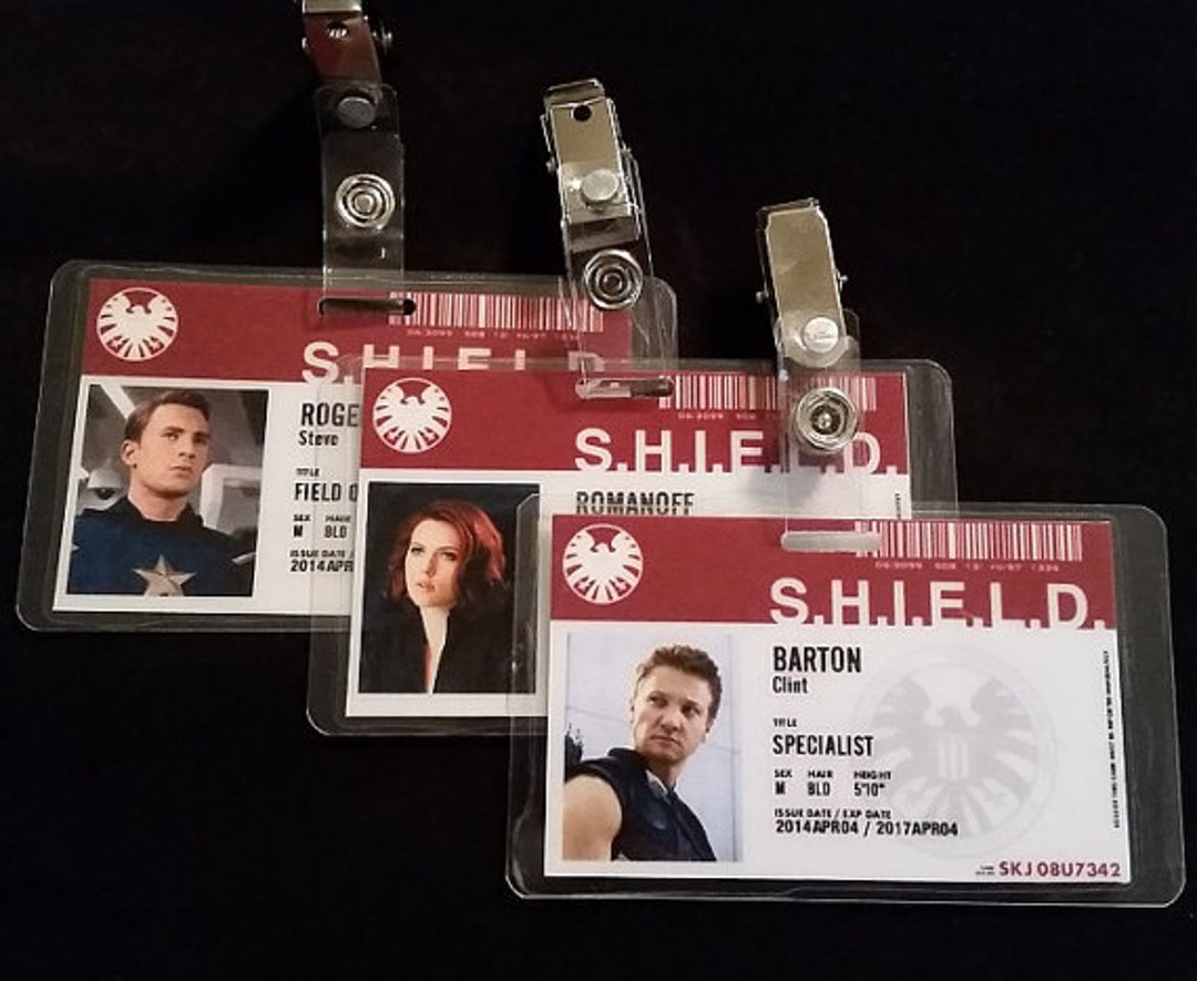 Avengers ID Badges - Etsy