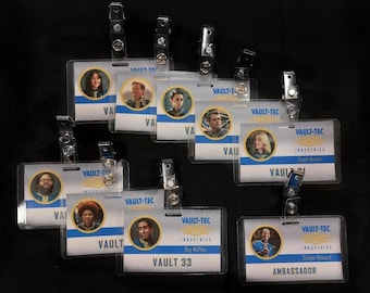 Fallout Vault Tec ID Cards Inspired by the Amazon Original Show