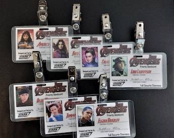Young Avengers Membership ID Badges