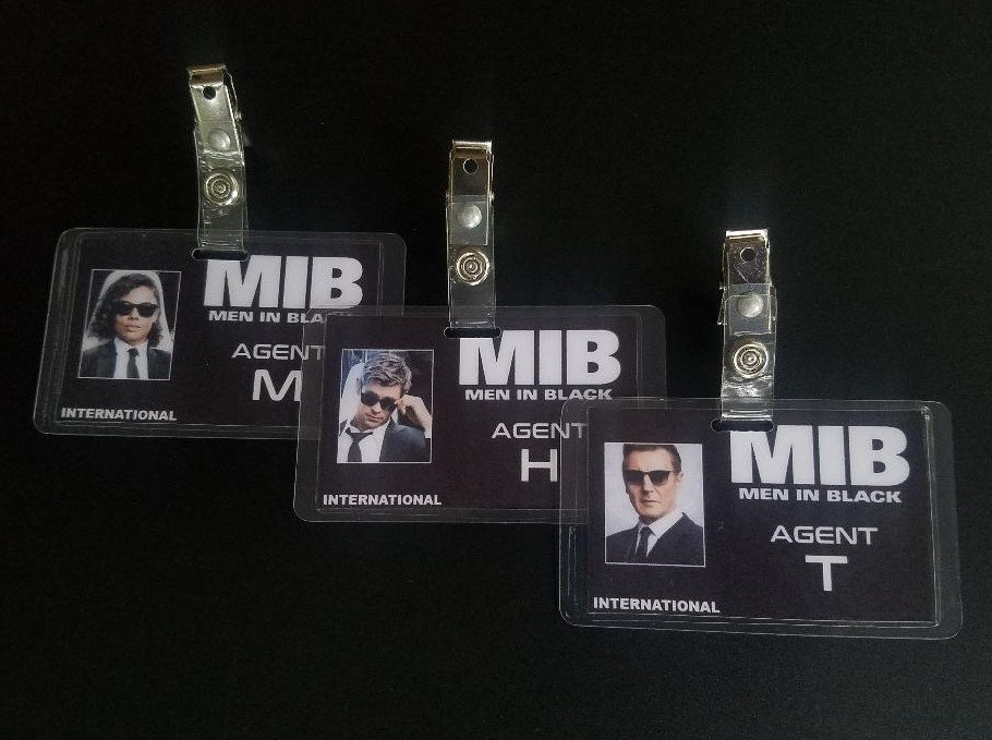 Id Card Men In Black Badge