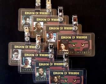 Kingdom of Wakanda ID Badges Inspired by Marvel's Black Panther