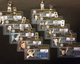 Xavier's School for Gifted Youngsters ID Badges (Original X-Men Movies Students)