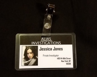 Jessica Jones Alias Investigations ID Badge