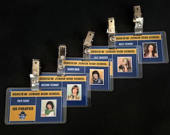 Seaview Junior High School Student ID Cards Inspired by Hannah Montana