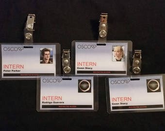 OSCORP Intern ID Badges Inspired by The Amazing Spider-Man
