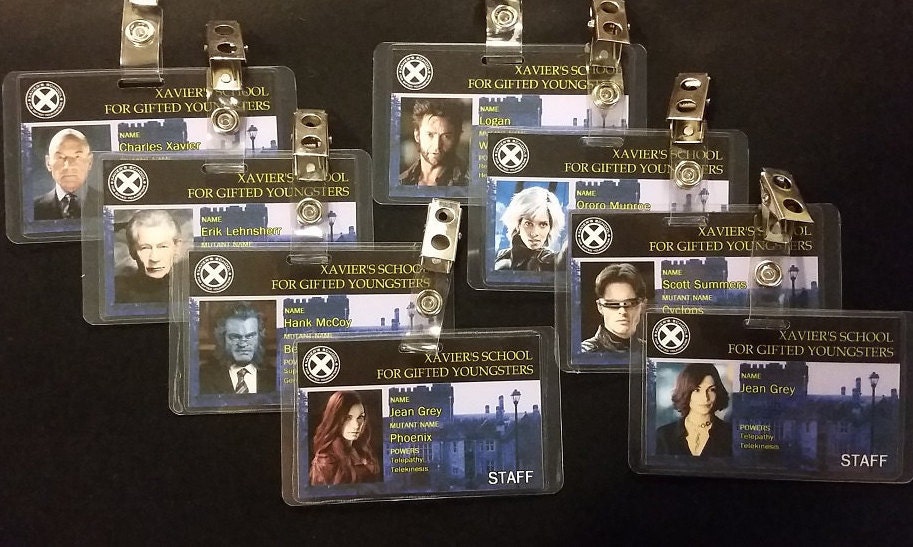Cordino Porta Badge ID Supereroi X-Men - Personaggi Fumetti Film
