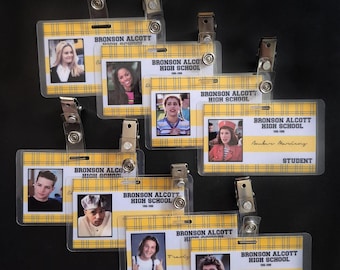 Clueless Inspired Bronson Alcott High School Student ID Badges