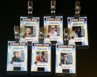 Jurassic Park InGen ID Badges