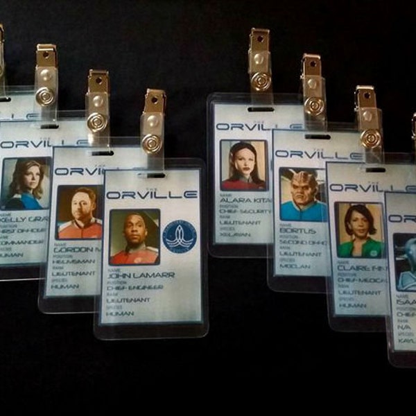 The Orville Crew Member ID Badges Inspired by the Show