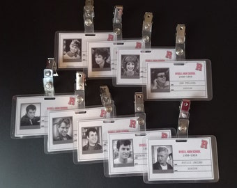 Rydell High School Student ID Badges Inspired by Grease