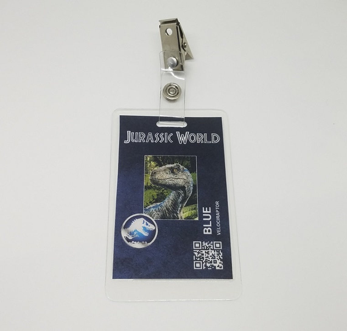 Jurassic World ID Badges - Etsy