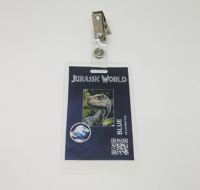 Jurassic World ID Badges | Etsy