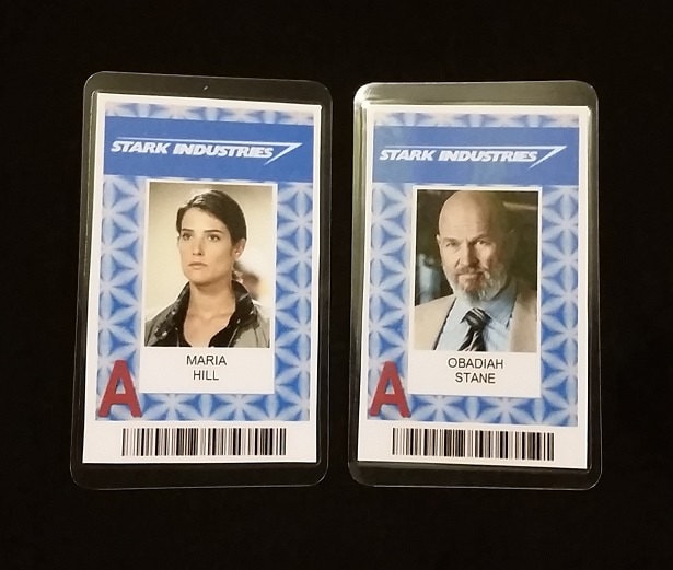 Stark Industries Security ID with Clip - DOPPELBADGER