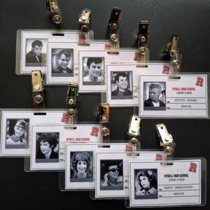 Rydell High School Student ID Badges Inspired by Grease