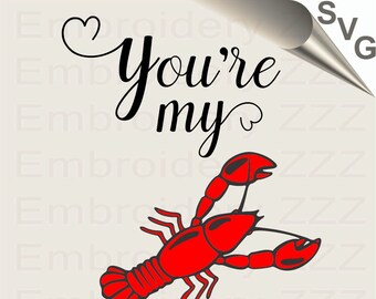 Download Youre My Lobster Svg Etsy