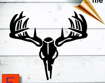 Download Deer skull svg | Etsy