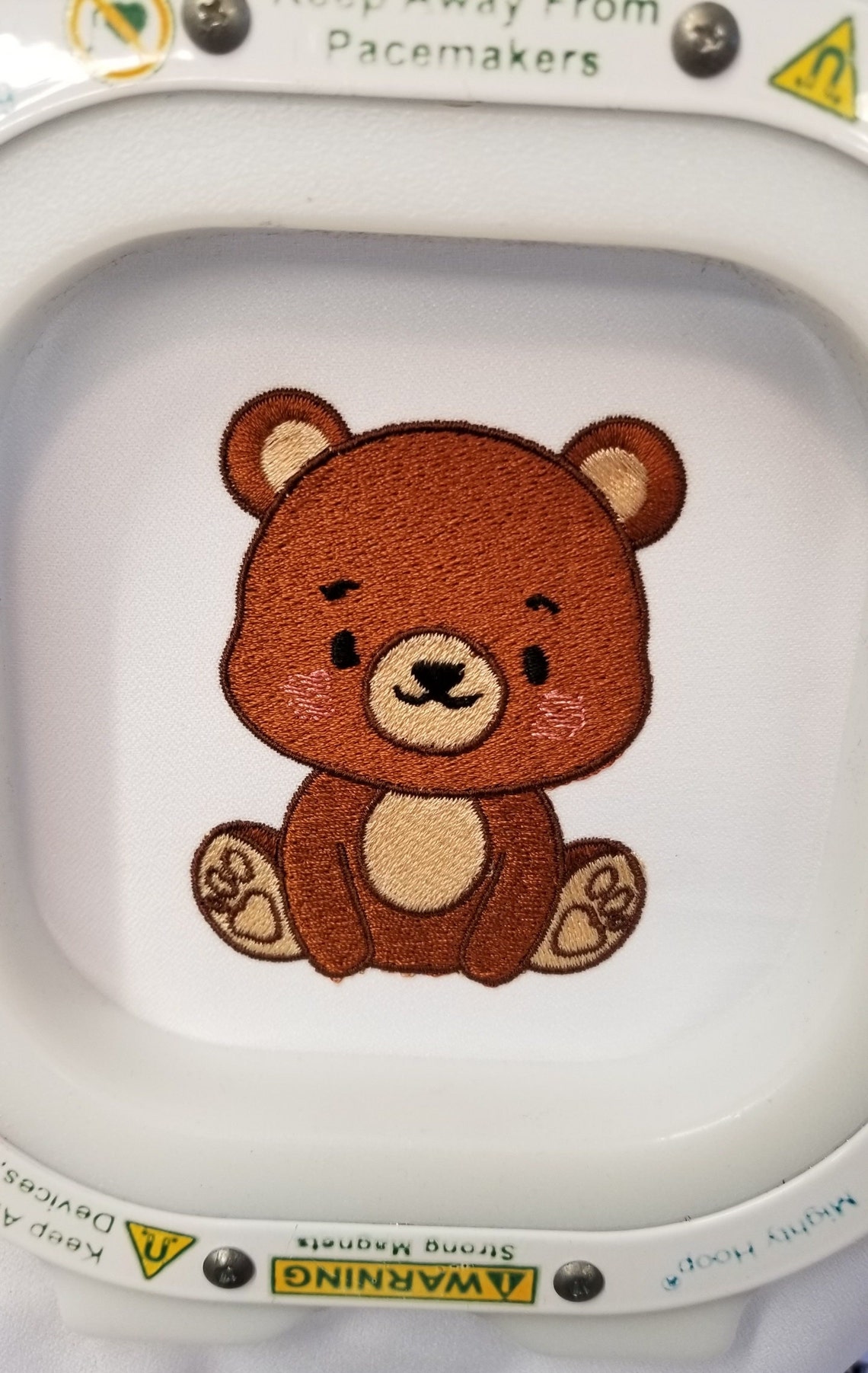 Teddy Bear Embroidery Design Pattern. Teddy Bear Design for | Etsy