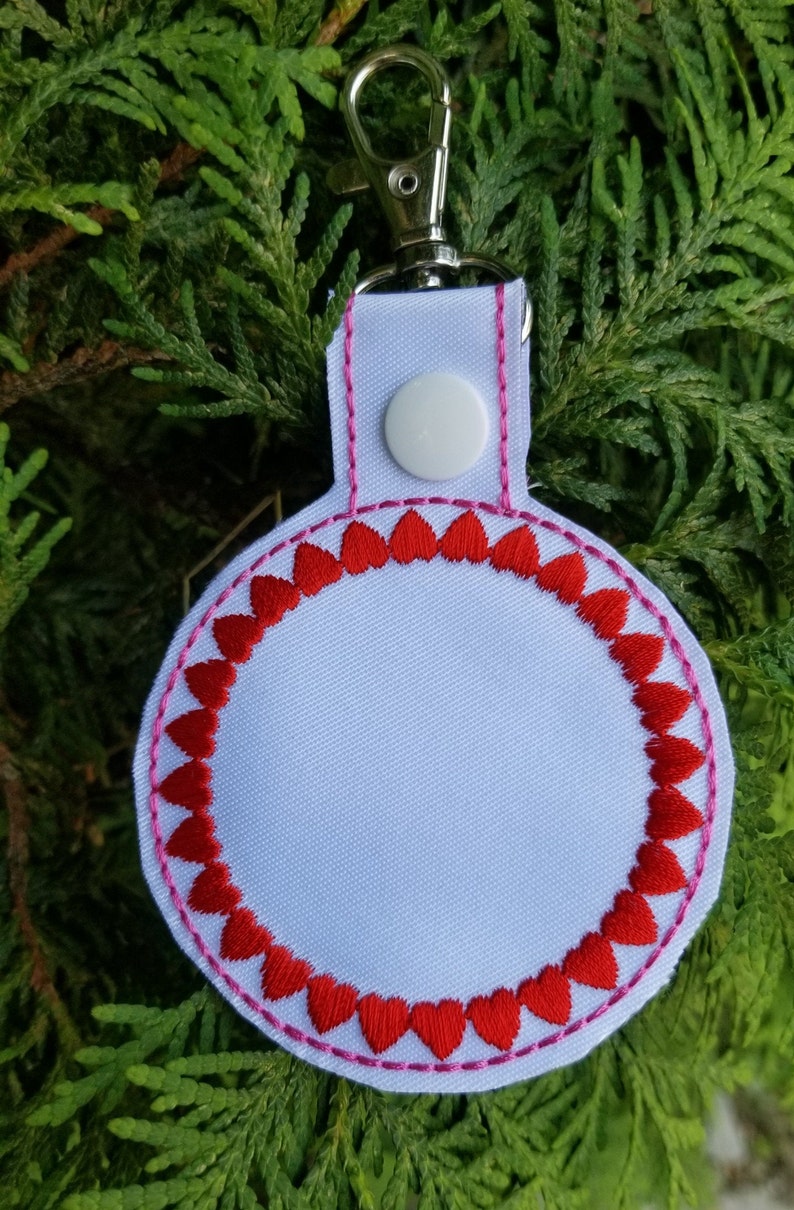 Ith snap tab blank key fob design jessecmault in the hoop key  etsy