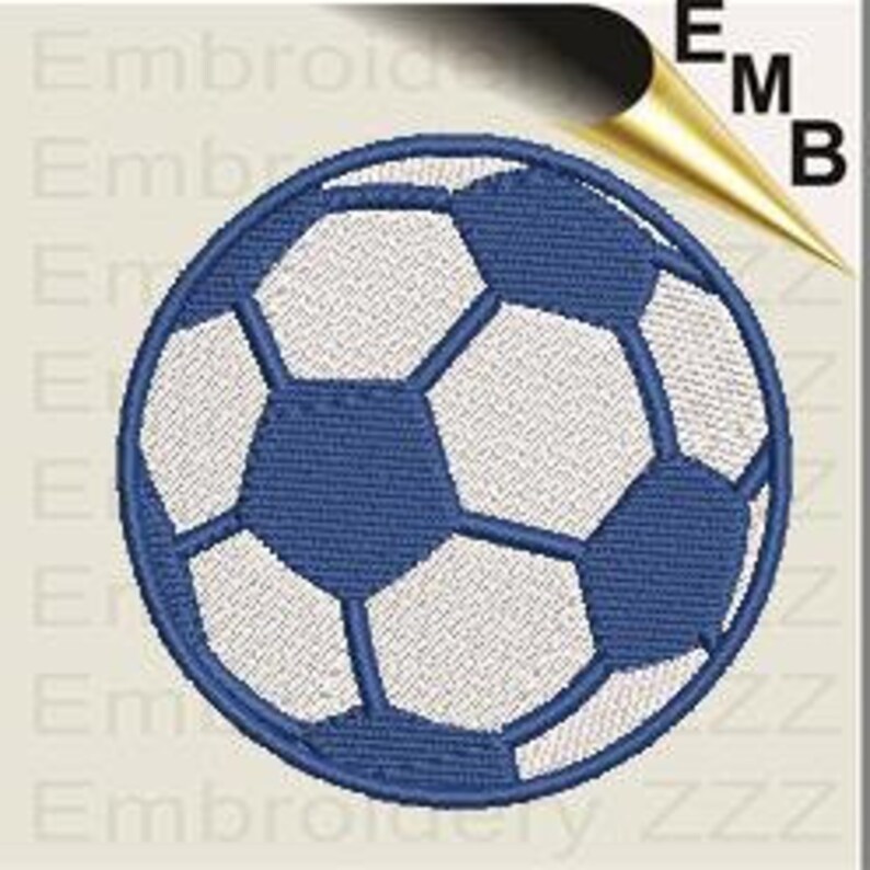 Easy soccer ball embroidery design sybju sews fast soccer  etsy espaa Easy soccer ball embroidery design sybju sews fast soccer  etsy espaa