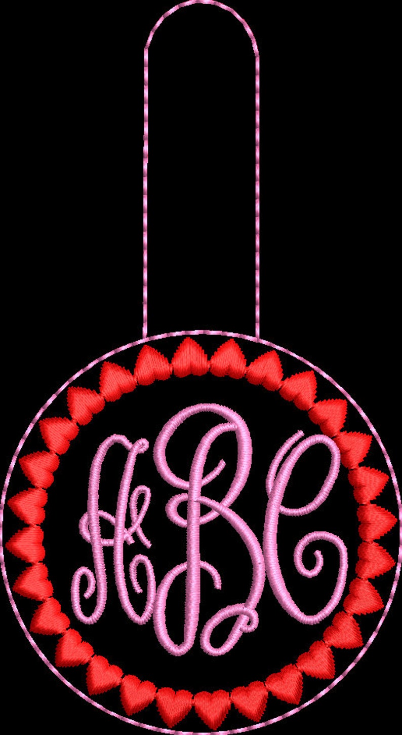 Ith snap tab blank key fob design jessecmault in the hoop key  etsy