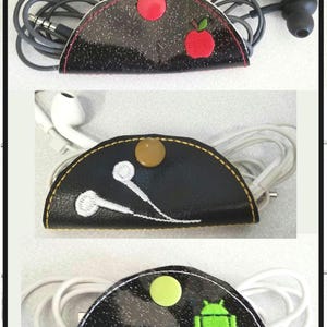 ITH コードキーパー デザインセット：イヤホンケース刺繍パターン（デジタルダウンロード）