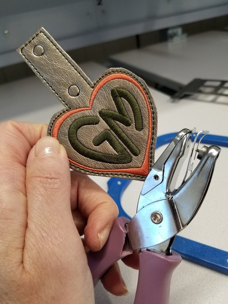 Ith snap tab blank key fob design jessecmault in the hoop key  etsy