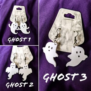 1 Pair -Halloween Earrings- Nickel Free- Ghosts, Pumpkins, Sunflowers- Skulls, Coffins, Bats, Witches Hats