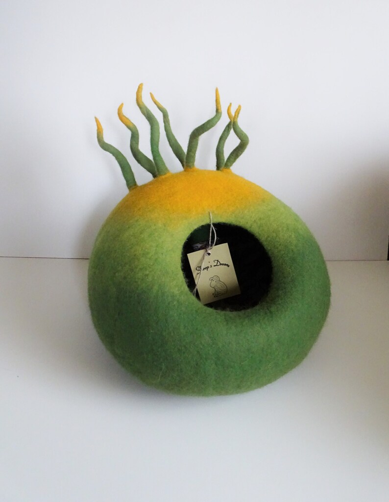 Cat Bed Cave mat Modern Cat Furniture Cat Cave Igloo Cat Etsy