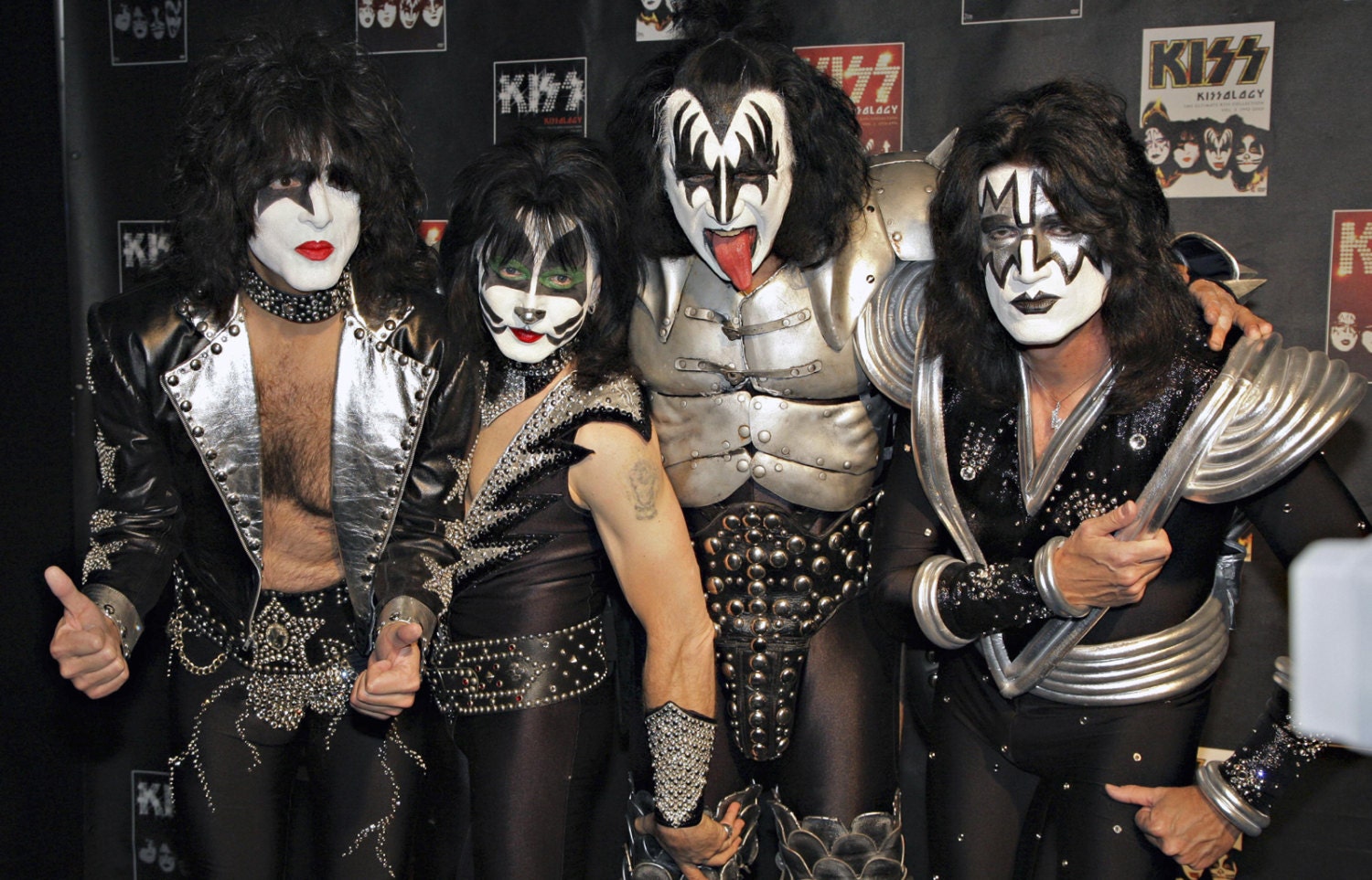 KISS Rock Band Face Paint Counted Cross Stitch Pattern PDF Download