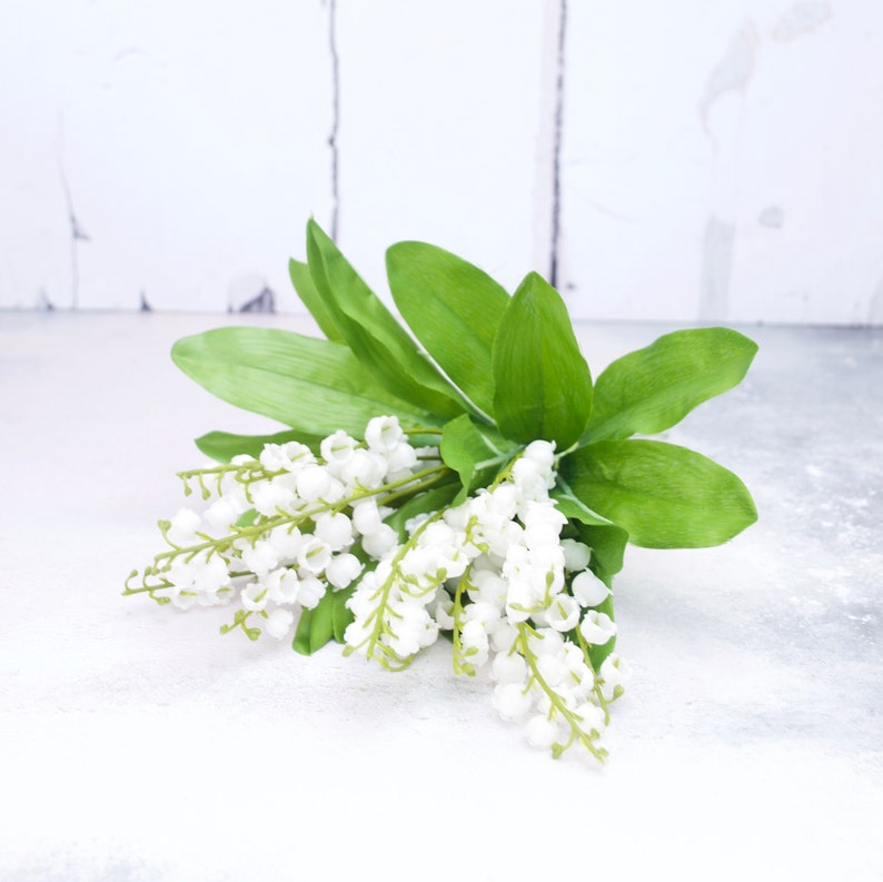 Lily of the Valley Silk Flowers Artificial Flowers Faux Etsy