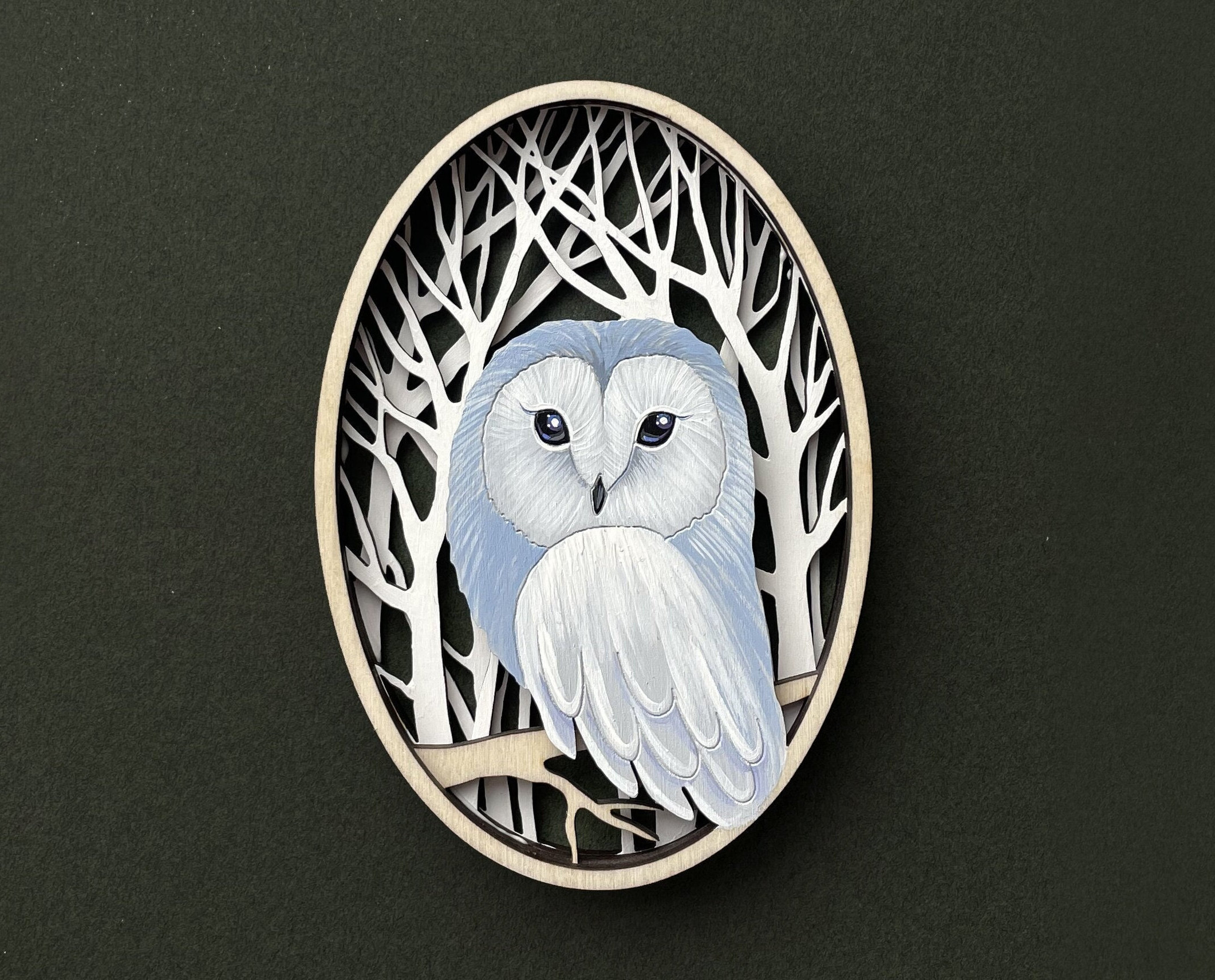 Owl svg owl ornament bird svg owl art bird art bird ornaments forest wall art laser cut files