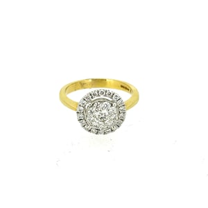 18ct Gold, 1ct Diamond Ring/Diamond Ring/18ct Gold Ring/Vintage Ring.