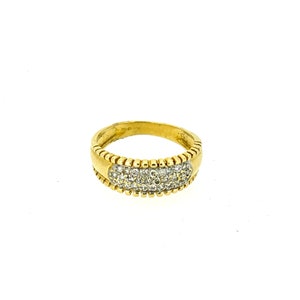 18ct Gold, 0.30ct Diamond Ring/Gold Ring/Diamond Ring/Vintage Jewellery/Vintage Ring.