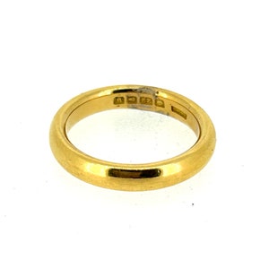 22ct Gold wedding band/Ring/22ct Gold/Vintage/1946/Vintage Ring/Vintage Jewellery