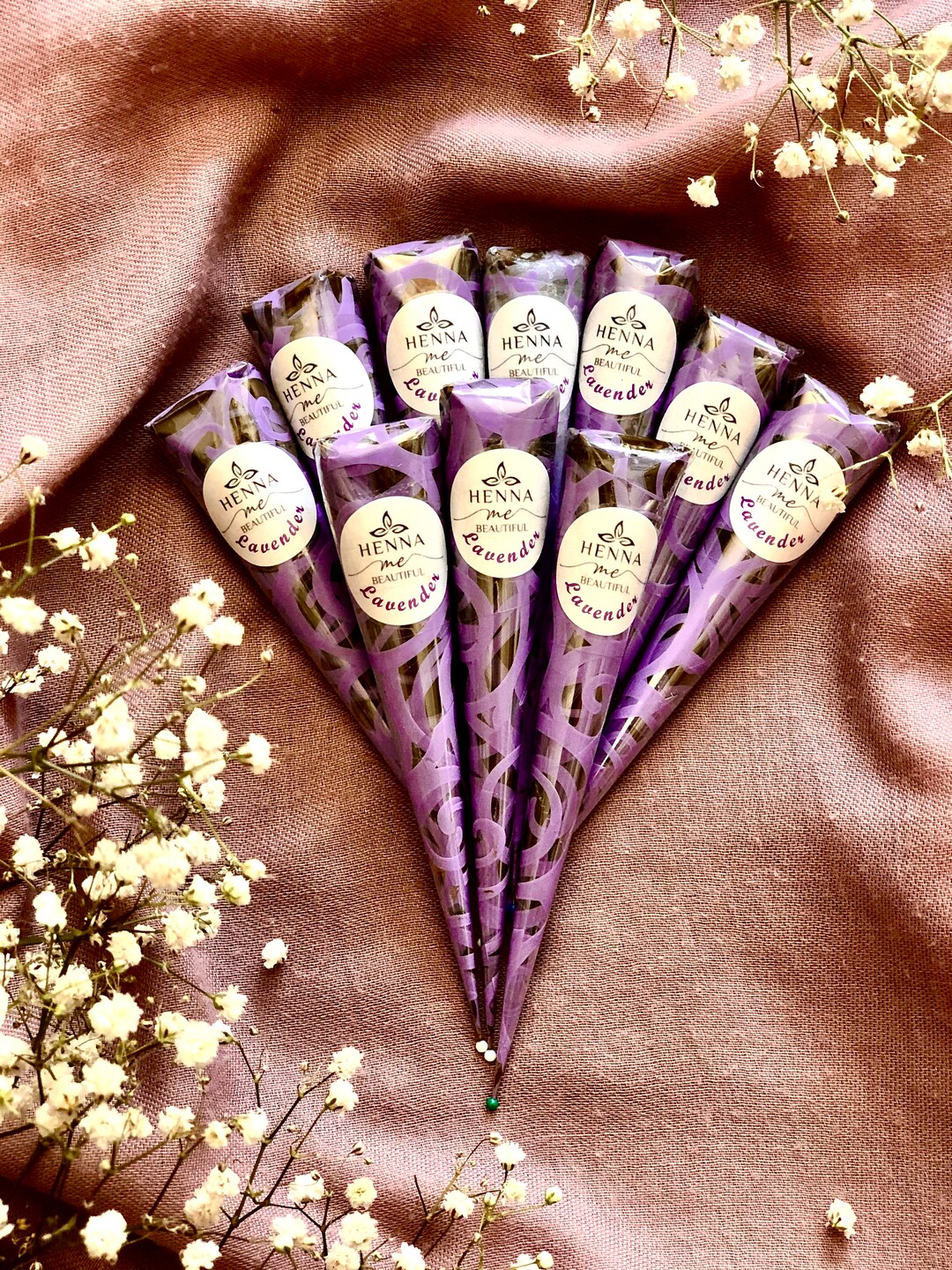 URGENT HENNA CONES 5 Pack Lavender Henna Cones Henna Mehndi Etsy