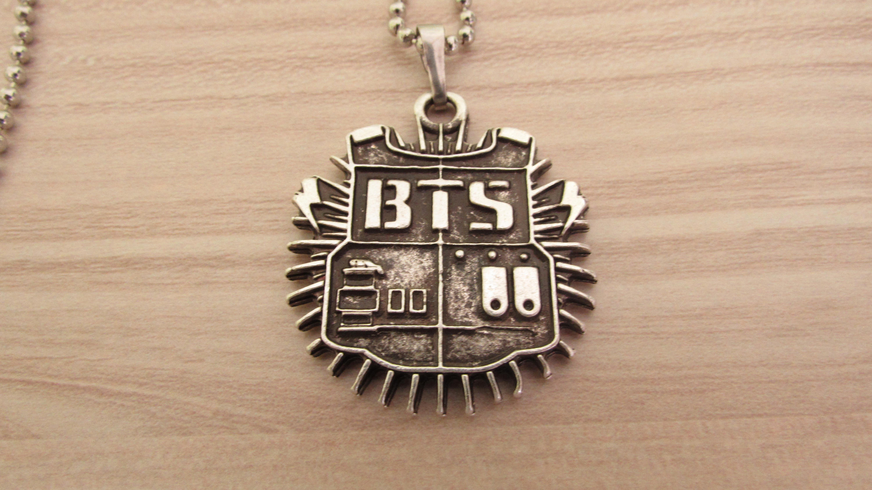 KPOP BTS Necklace Custom 925 Silver Plated Free Shipping Etsy