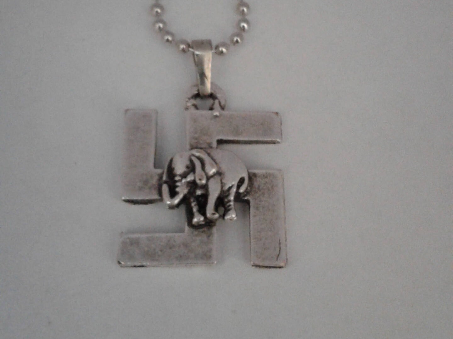 Bouddhiste croix gammée personnalisé collier 925 argent plaqué Etsy
