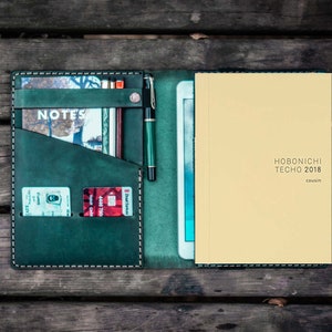 iPad Mini & Large Moleskine Cover - Crazy Horse Forest Green