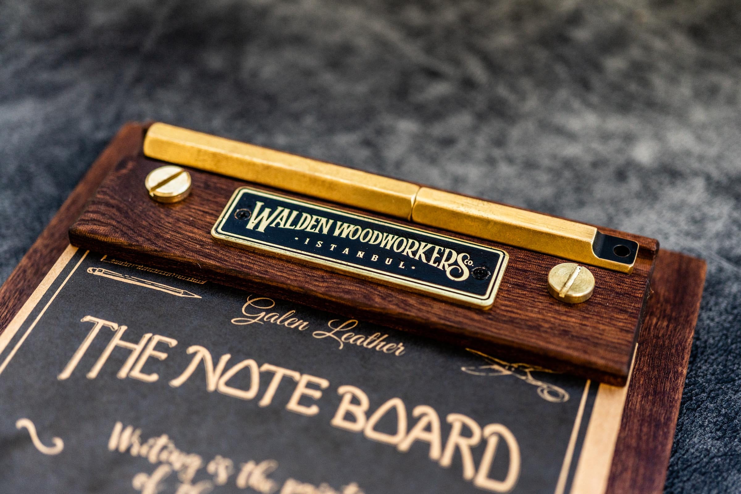 The Note Board - Wooden Rhodia Notepad Holder - Mahogany - Etsy