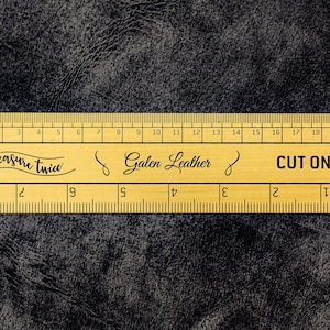 Vintage Inspired Brass Ruler- Measuring Tool, Hollywood Regency Style Decor, Functional Antique Ruler for Unique Men’s Gift