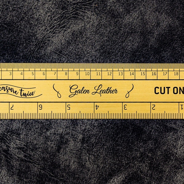 Vintage Inspired Brass Ruler - Imperial & Metric Measurements