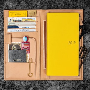 Leather Hobonichi Weeks Mega Cover - Undyed Leather