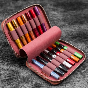 Collector Pen Case for 14 Kaweco Pens - C.H Orange