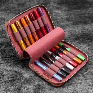 Collector Pen Case for 14 Kaweco Pens - C.H Orange