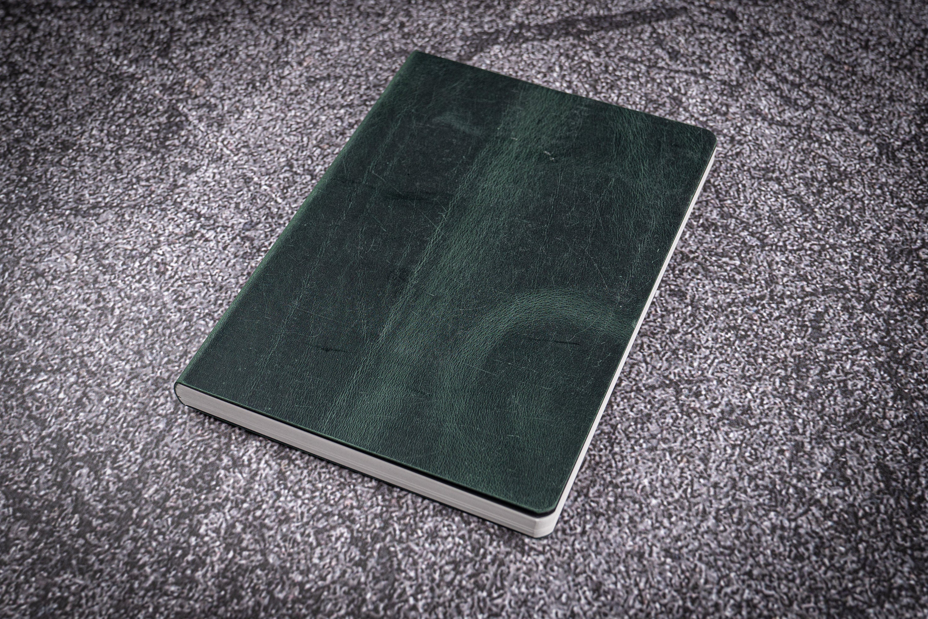 B6 Leather Journal - Forest Green Tomoe River Notebook, Handcrafted Writing Journal, Travel Notebook for Writers, Personalized Gift Idea