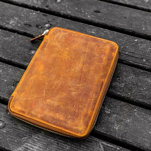 Leather Zippered A5 Leuchtturm1917 shops Notebook Folio - Crazy Horse Brown