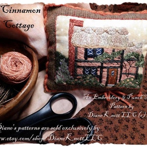 An Embroidery/Punch Needle Combo Epattern by Diane Knott LLC - Instructions for both techniques are included