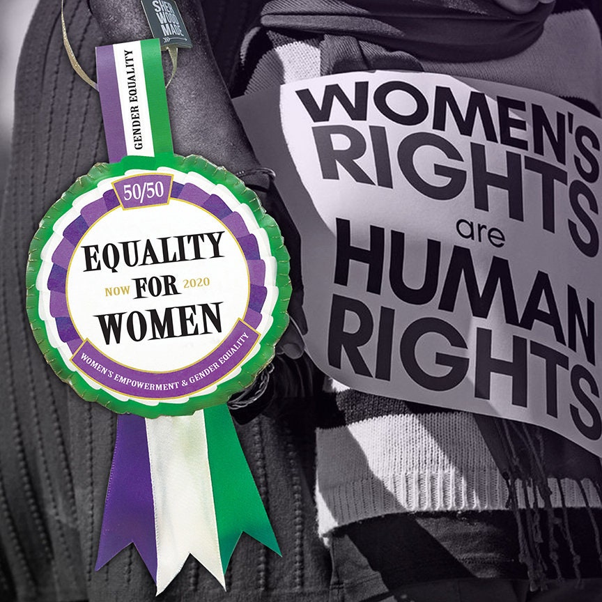 Equality for Women Women's Rights Equal Pay Gender Pay Gap Etsy